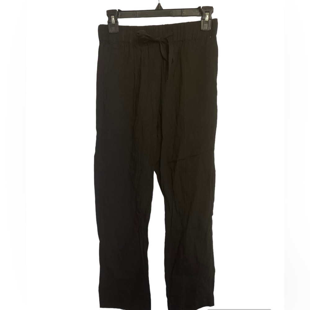 Aritzia Babaton Boho Linen Pants Lightweight Summer Trousers Relaxed Fit Size S